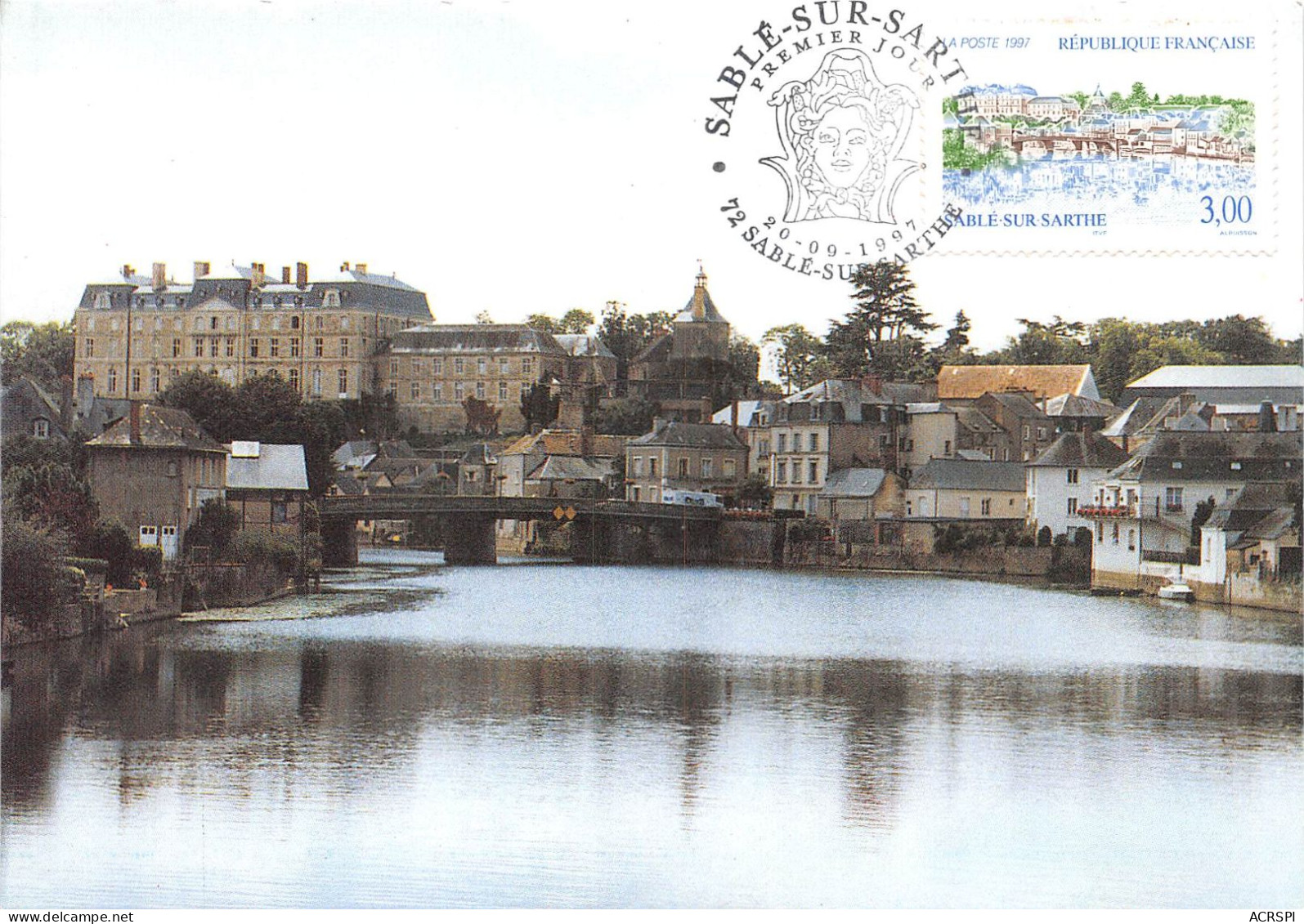 SABLE SUR SARTHE Le Chateau 19(scan Recto-verso) MA260 - Sable Sur Sarthe