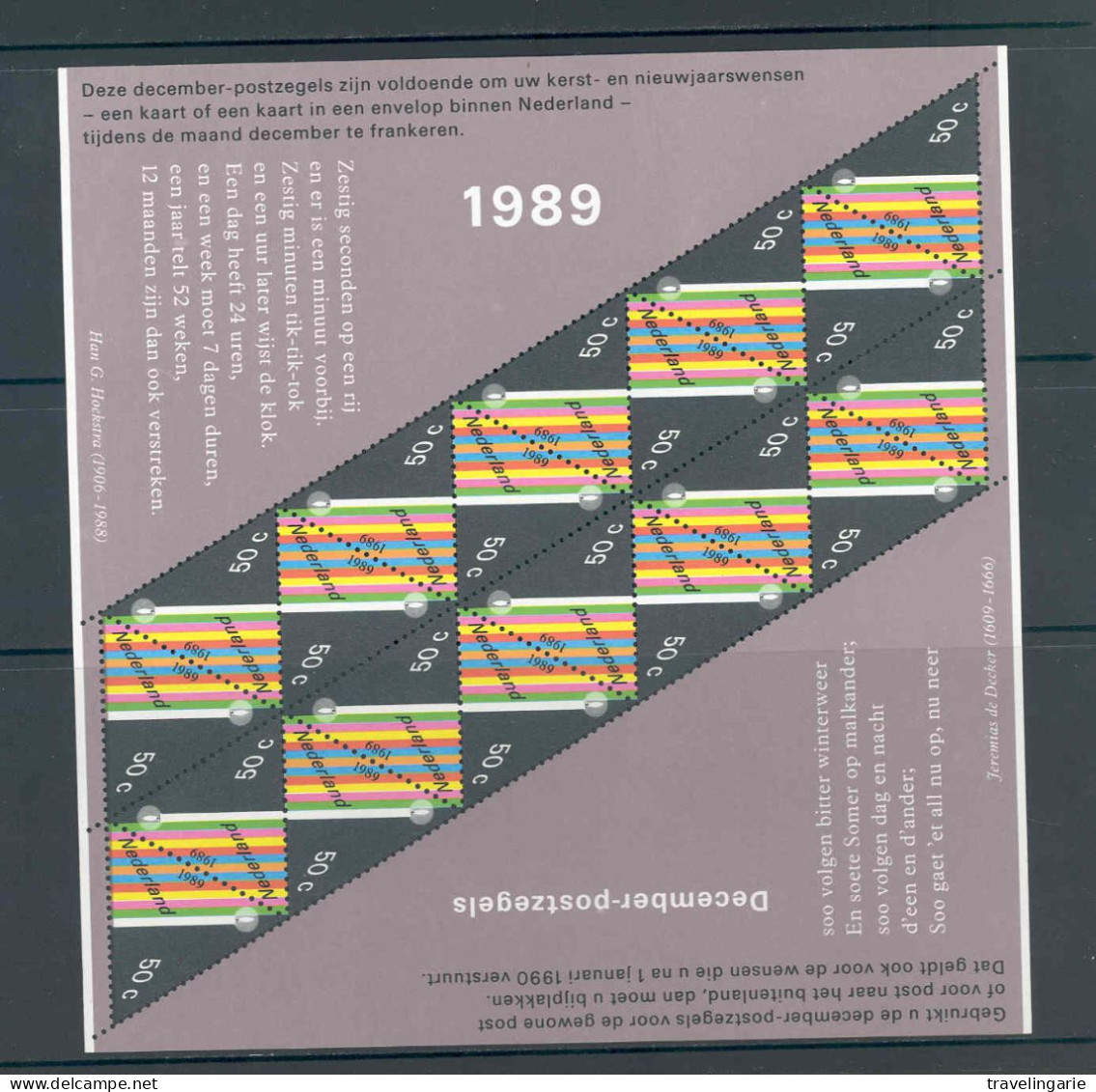 Netherlands 1989 Christmas Noel NVPH 1439 Yvert 1344 MNH ** - Unused Stamps