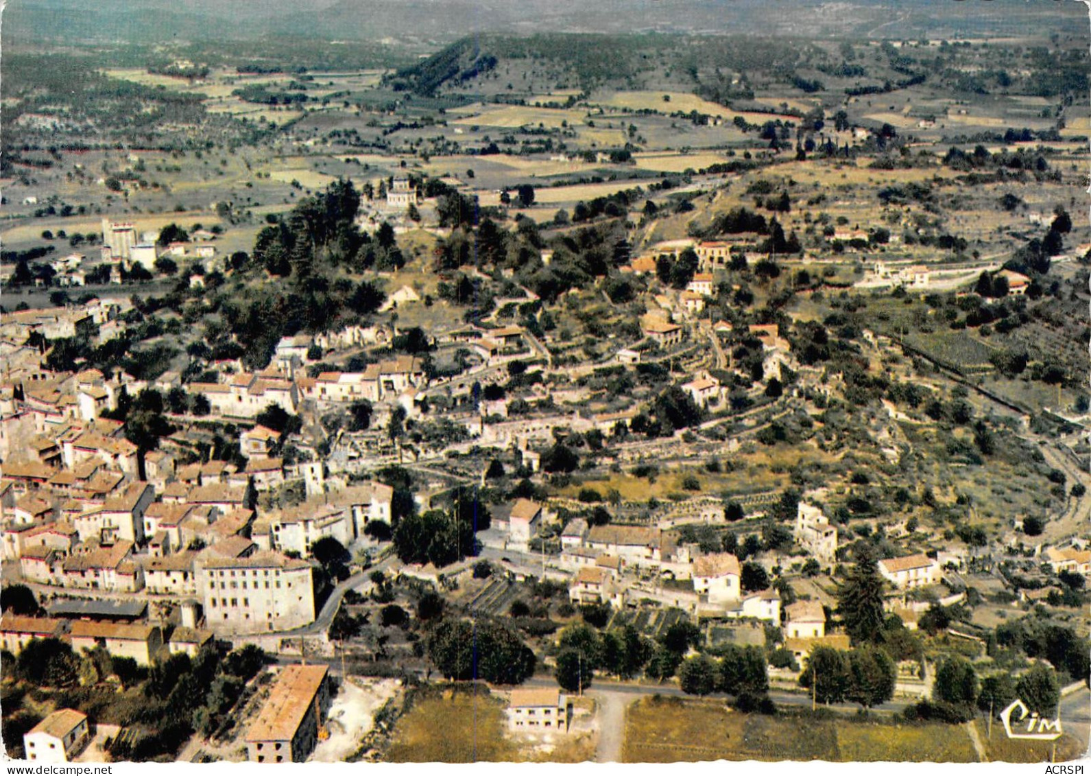 FORCALQUIER Vue Generale Aerienne 33(scan Recto-verso) MA288 - Forcalquier