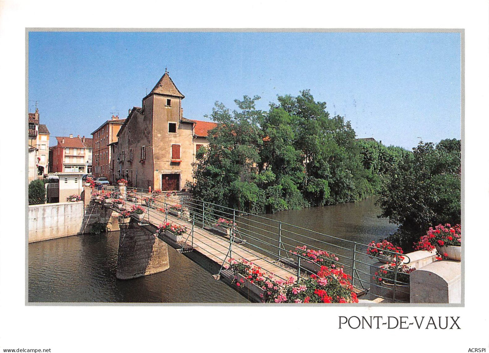 PONT DE VAUX Bords De La Reyssouze 6(scan Recto-verso) MA273 - Pont-de-Vaux