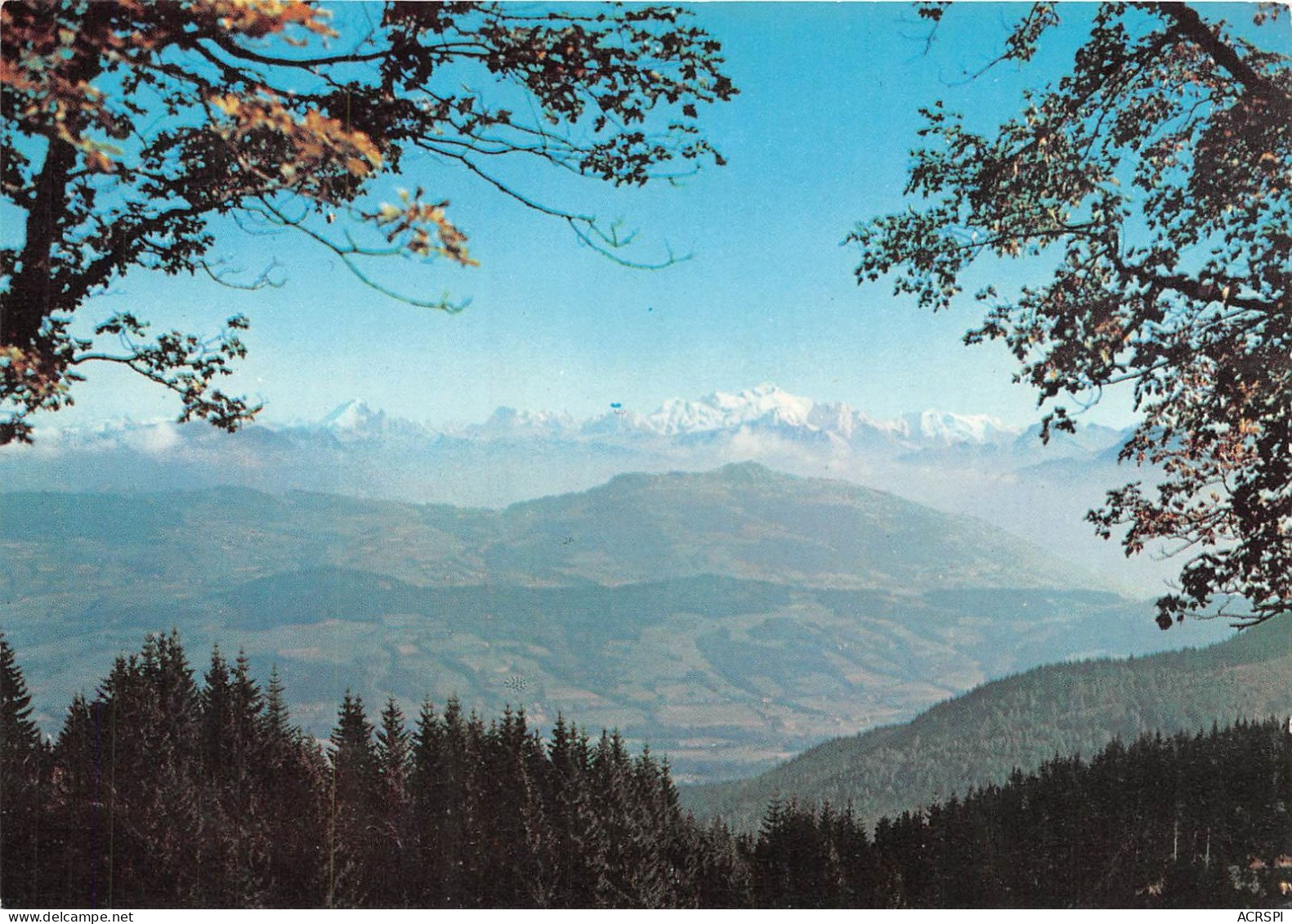 BOEGE Ermitage De N D Des Voirons Vue Sur La Vallee Et Le Mt Blanc 11(scan Recto-verso) MA299 - Boëge