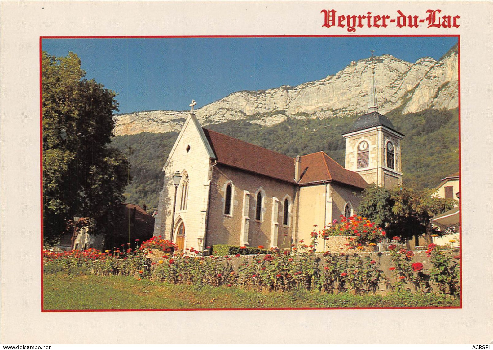 VEYRIER DU LAC L Eglise Et Le Mont Veyrier 26(scan Recto-verso) MA299 - Veyrier