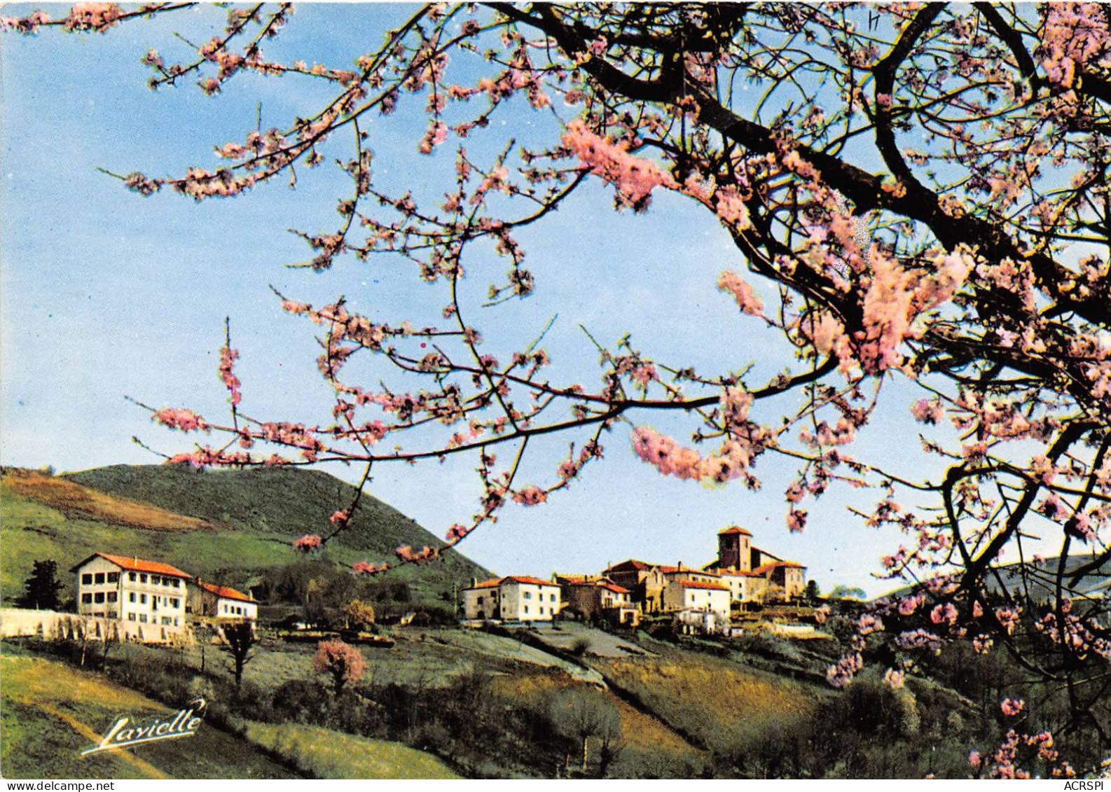 Le Village De BIRIATOU Vu Depuis L Espagne Printemps En Pays Basque 12(scan Recto-verso) MA296 - Biriatou