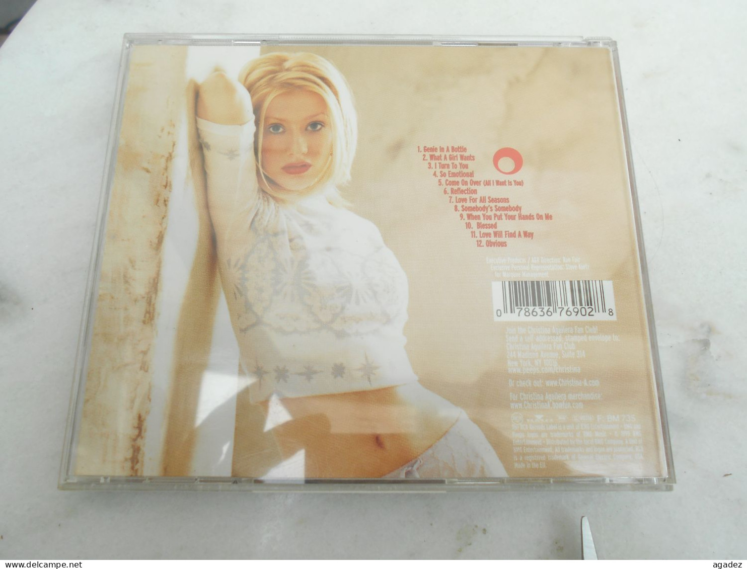 CD Album Christina Aguilera 1999 - Otros - Canción Inglesa