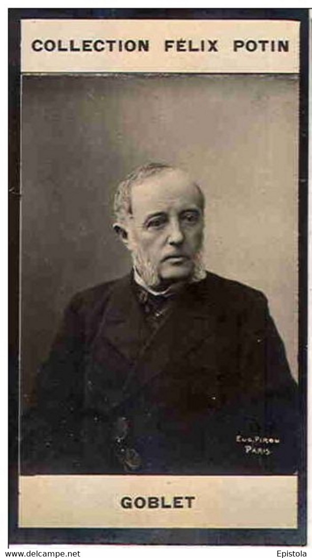 ► René Goblet Né à Aire-sur-la-Lys - Journaliste Et Avocat Barreau D’Amiens - Première Collection   Felix POTIN 1900 - Félix Potin