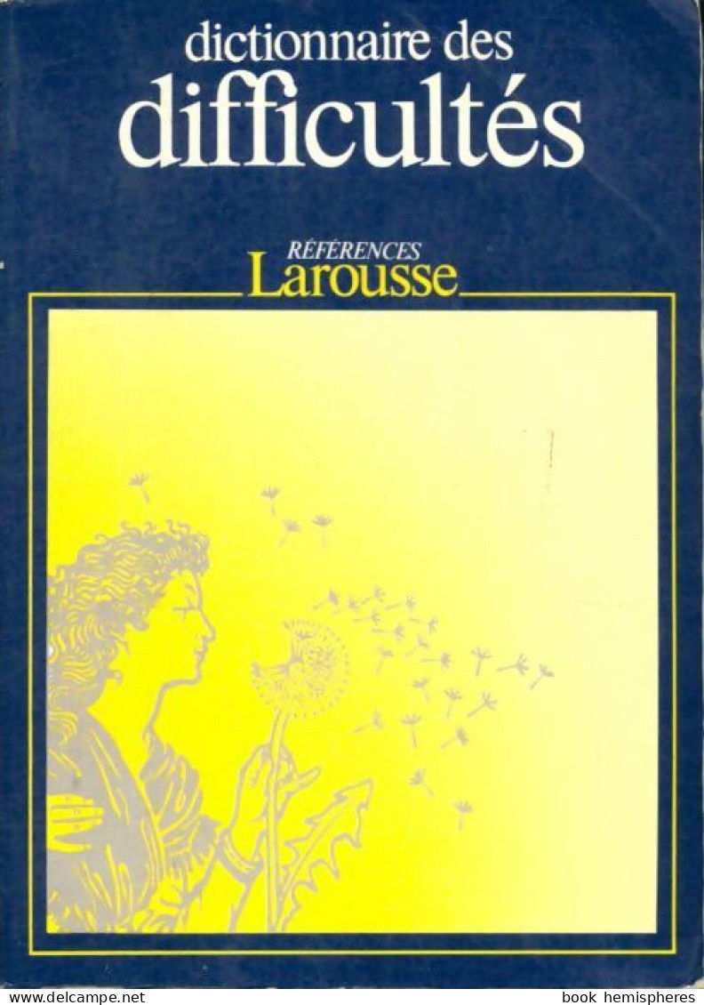 Dictionnaire Des Difficultés De La Langue Française (1989) De Inconnu - Wörterbücher