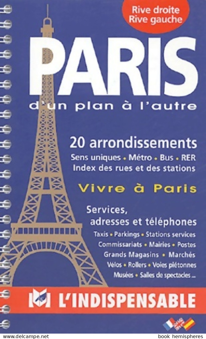 Vivre à Paris Plans Services Adressses Et Telephone (2001) De Plans Indispensable - Jeux De Société