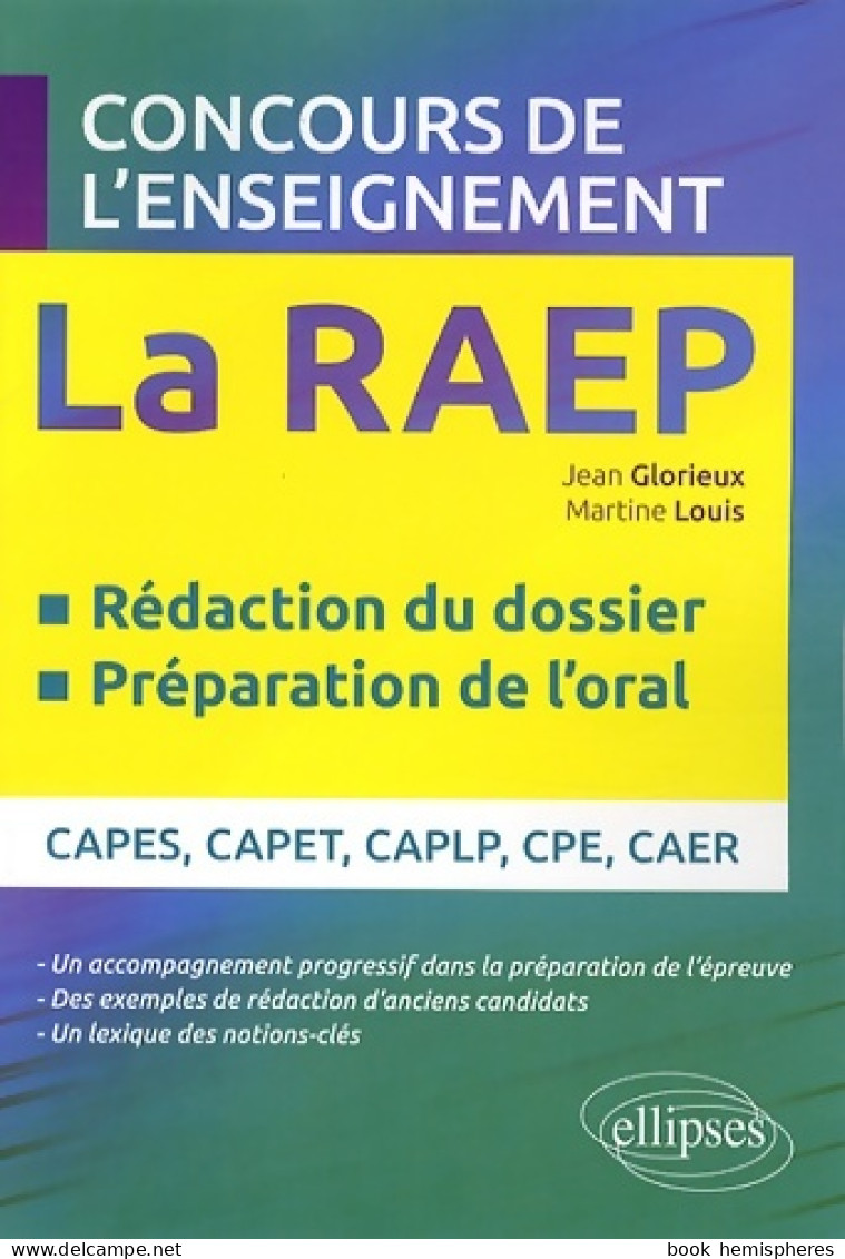 La Reconnaissance Des Acquis De L'enseignement Professionnel (raep) Concours De L'enseignement - 18 Ans Et Plus