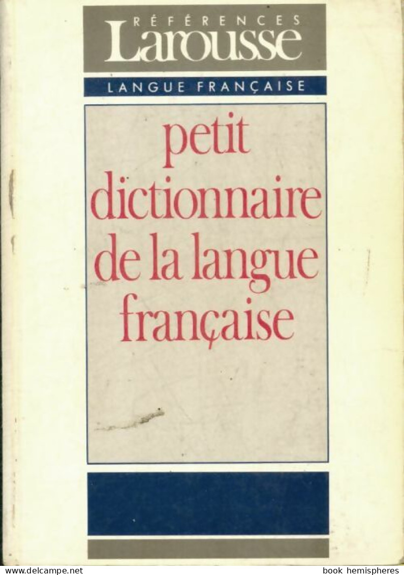 Petit Dict. Lang. Fse Ref (1987) De Collectif - Woordenboeken