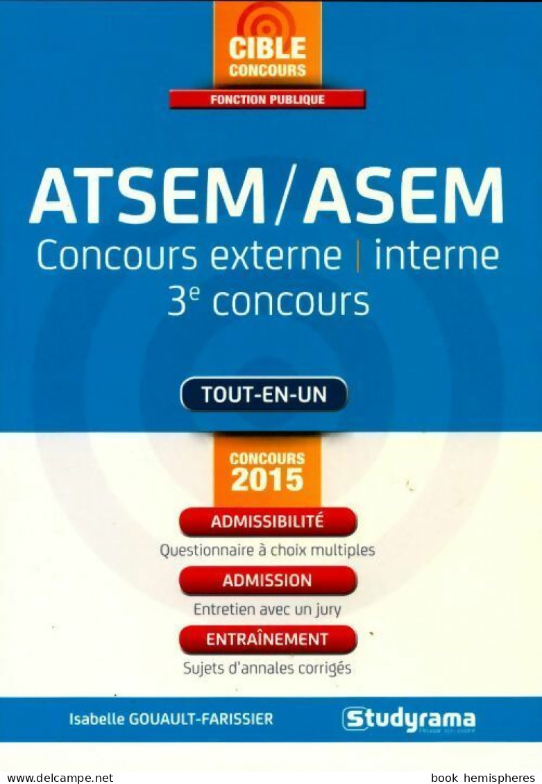 Agent Territorial Spécialisé Des écoles Maternelles/agent Spécialisé Des écoles Maternelles ATSEM/ASEM: Concour - Über 18