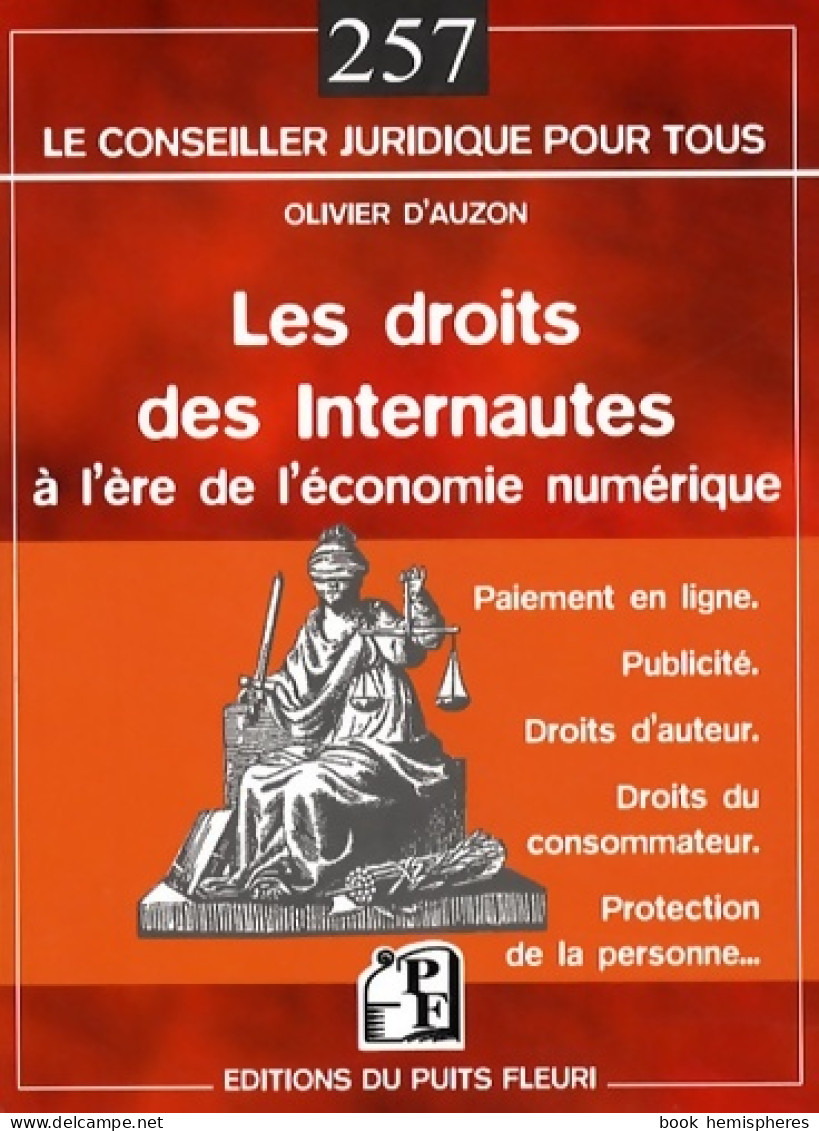 Les Droits Des Internautes à L'ère De L'économie Numérique : Paiement En Ligne. Publicité. Droits D'auteur. D - Droit