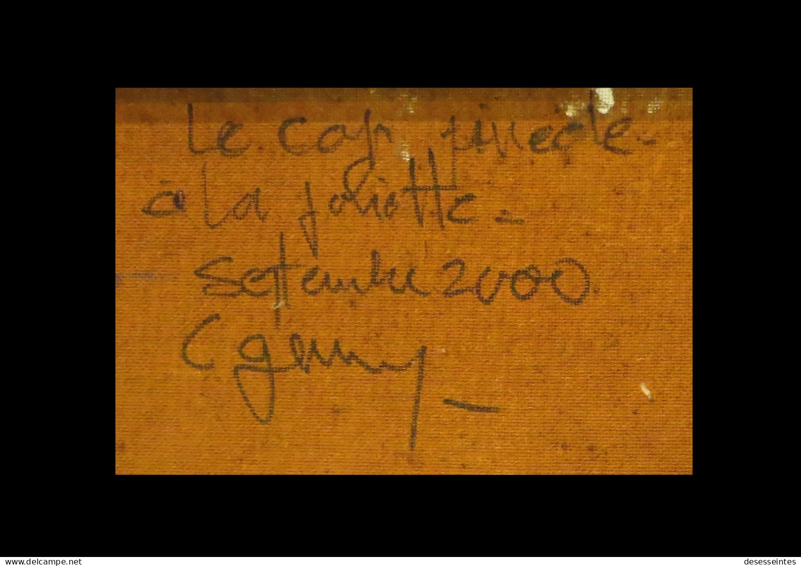 [MARINE MARSEILLE] C. GENNY ??? - Huile Sur Isorel ; Signée : Le Cap Pinède à La Joliette. - Oleo