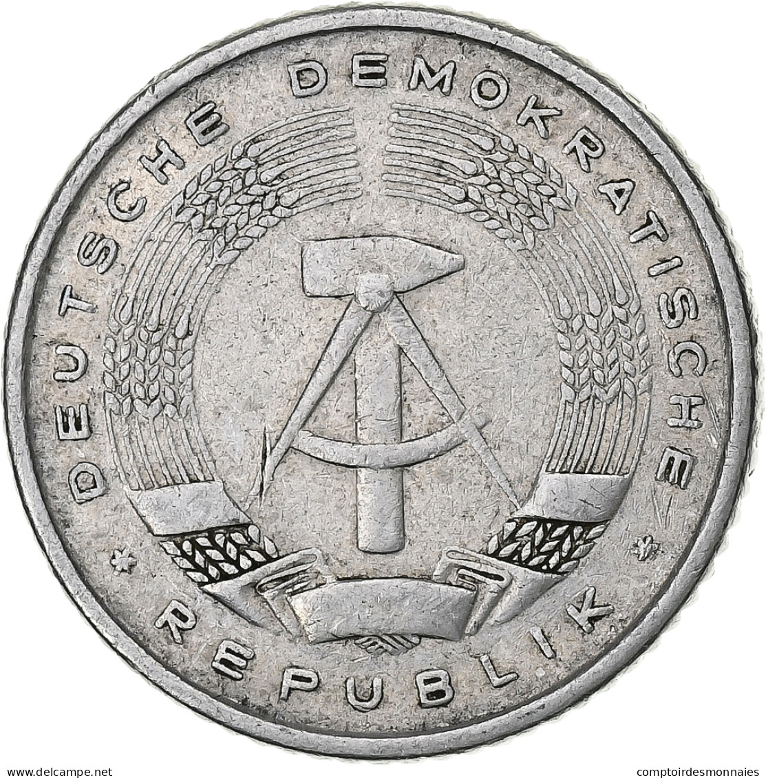 République Démocratique Allemande, 50 Pfennig, 1958, Berlin, Aluminium, TB - 50 Pfennig