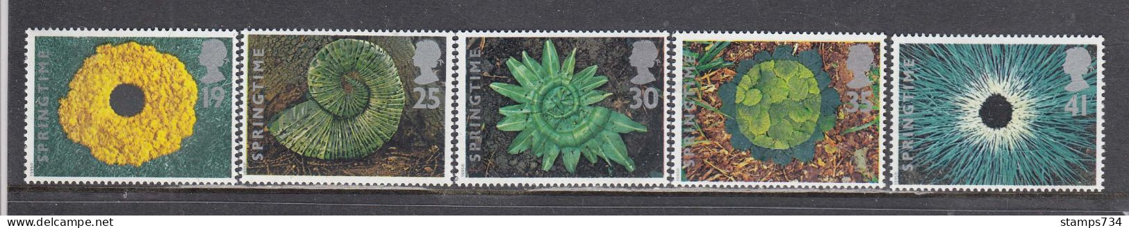 Great Britain 1995 - The Four Seasons: Spring, Set Of 5 Stamps, MNH** - Ongebruikt