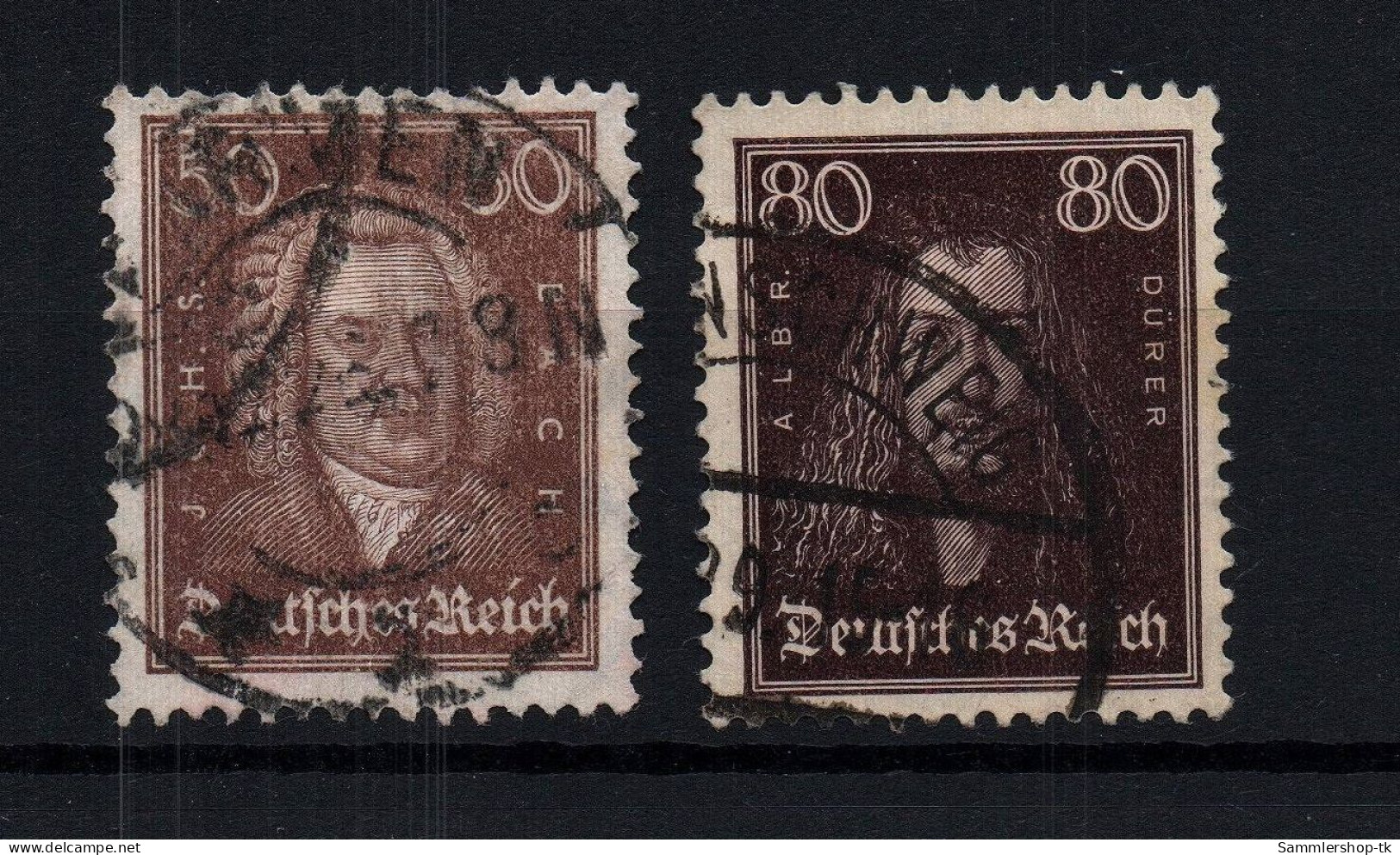 Dt. Reich Michel Nr. 396 + 397 Gestempelt - Other & Unclassified