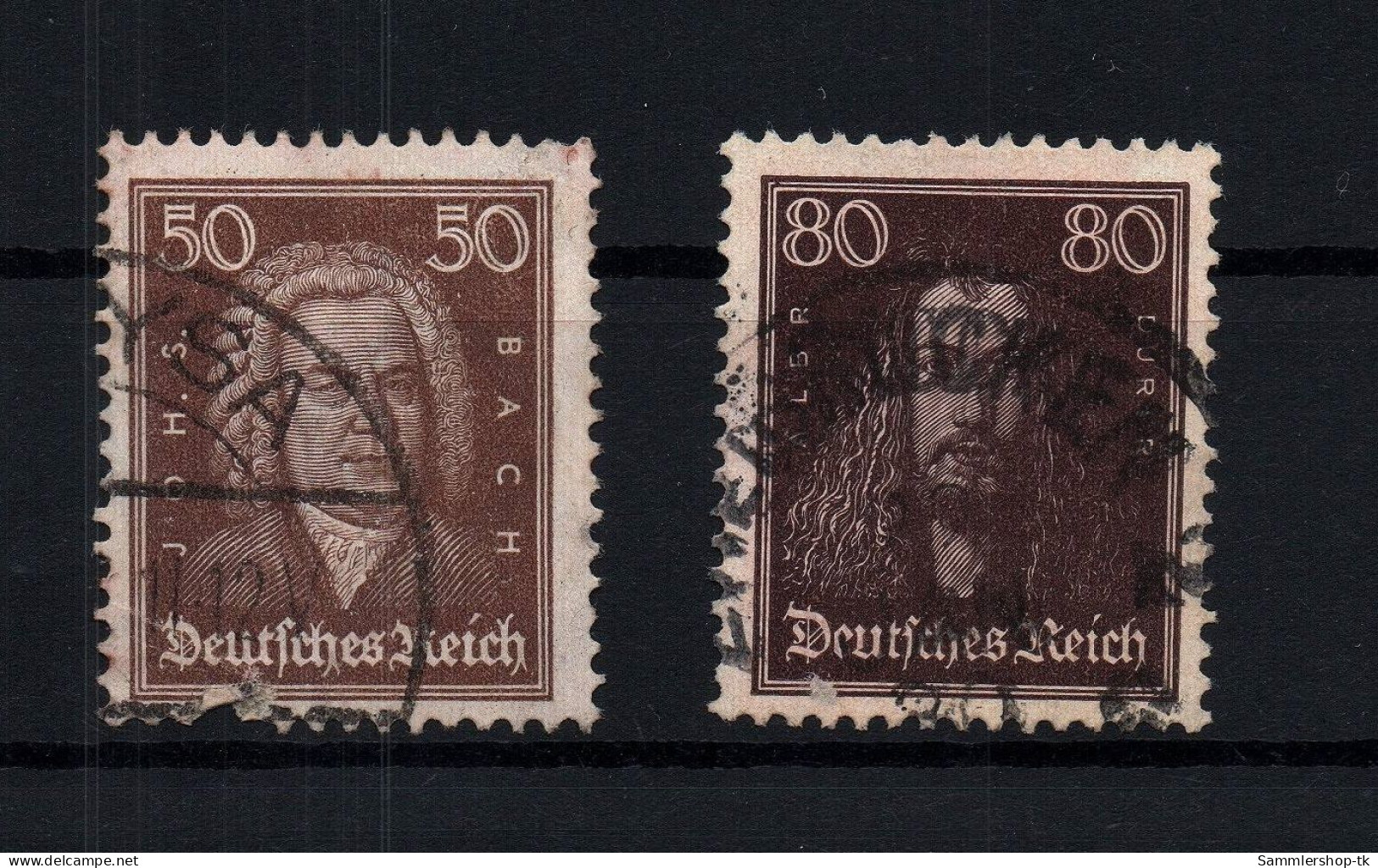 Dt. Reich Michel Nr. 396 + 397 Gestempelt - Other & Unclassified