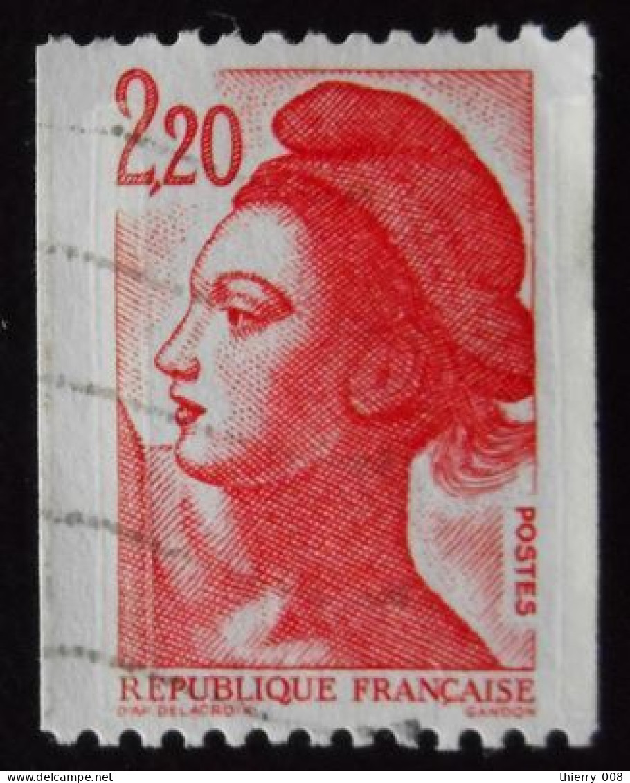 2379 France 1985 Oblitéré La République Type Liberté De Gandon Roulette - Usados