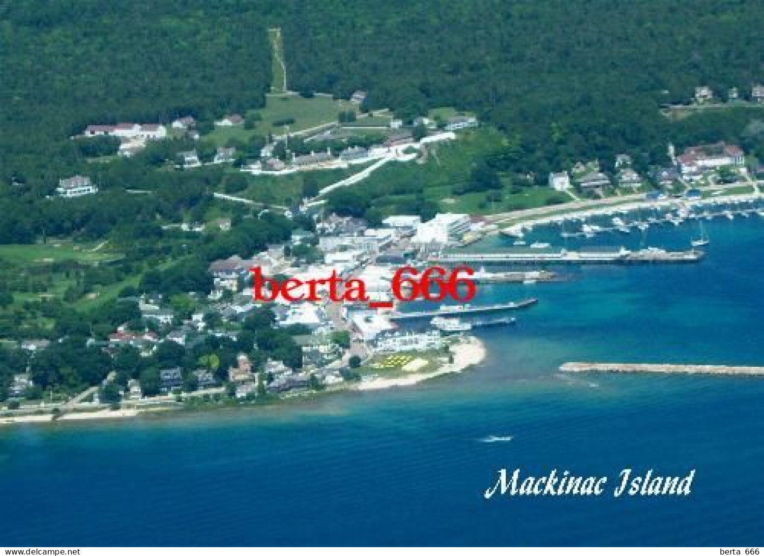 Unisted States Michigan Mackinac Island New Postcard - Other & Unclassified