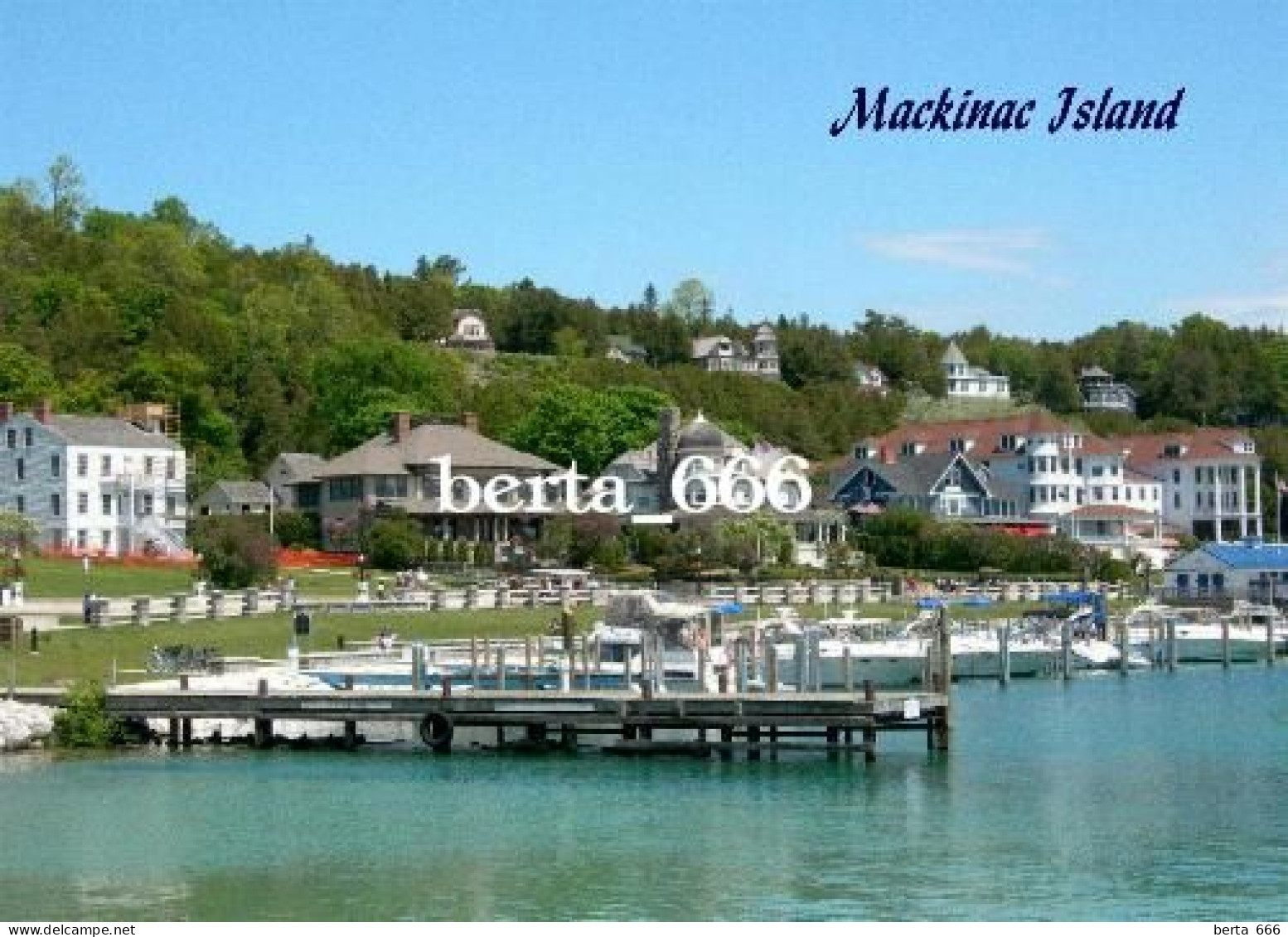 Unisted States Michigan Mackinac Island New Postcard - Other & Unclassified