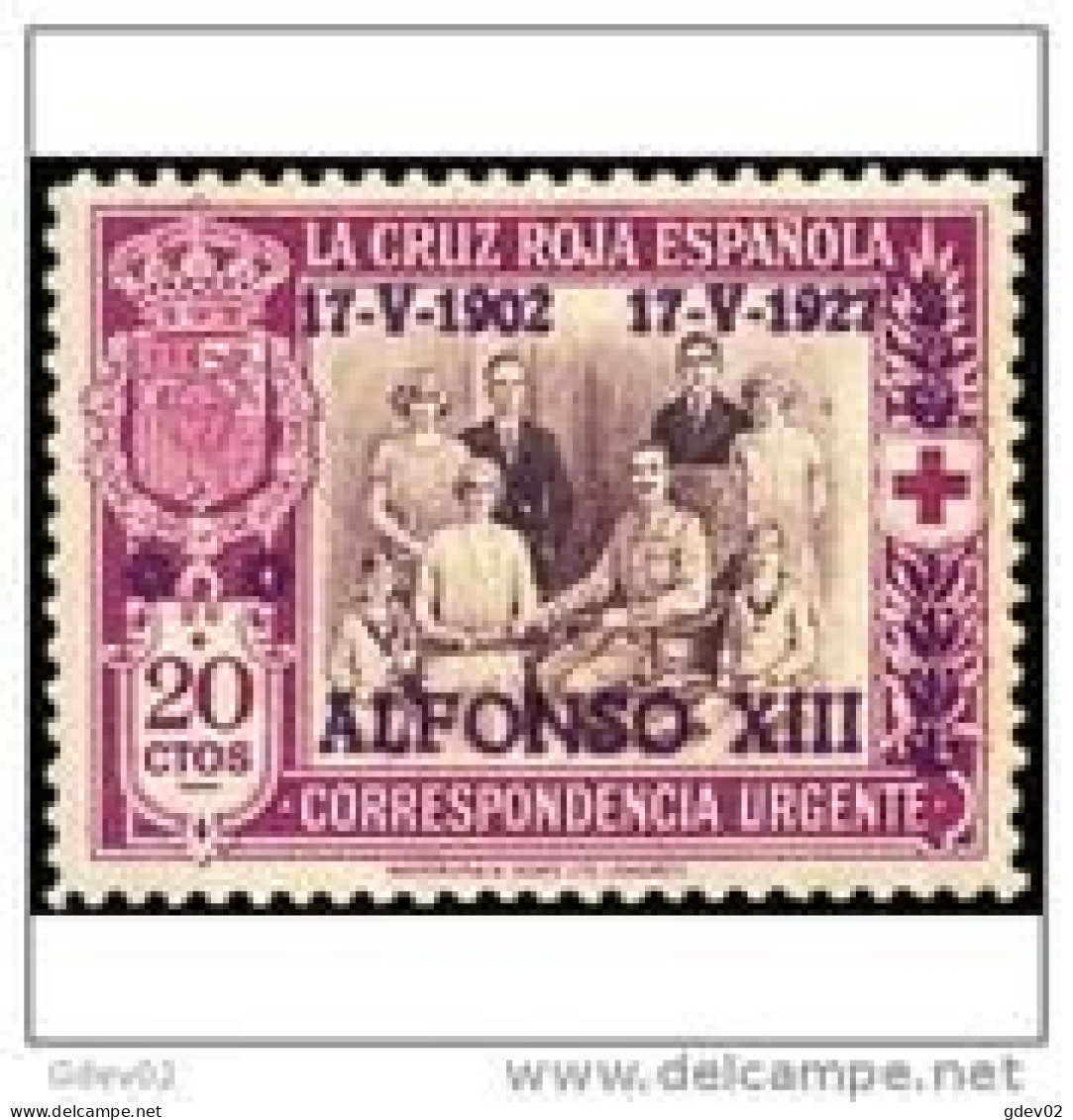 ES362SACF-L4480PC-TCELEBOTROS.ANIVERSARIO.JURA CONSTITUCION POR ALFONSO Xlll. 1927 (Ed 362**) Sin Charnela MAGNIFICO - Otros & Sin Clasificación