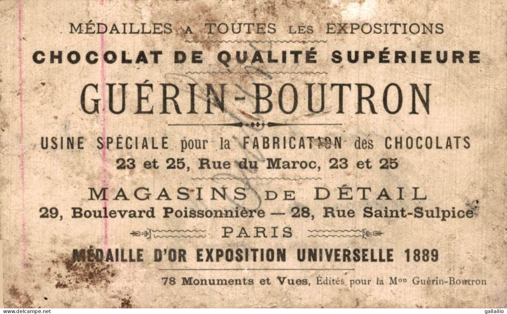 CHROMO CHOCOLAT GUERIN BOUTRON DANSEUSES CAMBODGIENNES - Guérin-Boutron