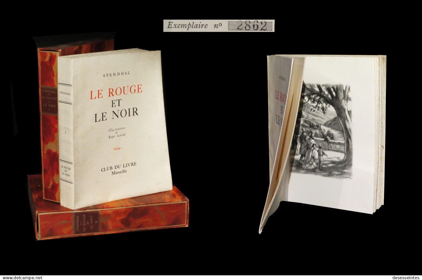 STENDHAL / LAISNE (Roger, Ill. De). - Le Rouge Et Le Noir. 2/2. - 1901-1940