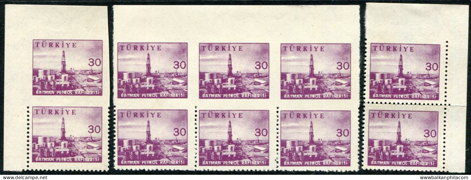 1959 Turkey Batman Oil Refinery 30k Errors ** - Briefe U. Dokumente