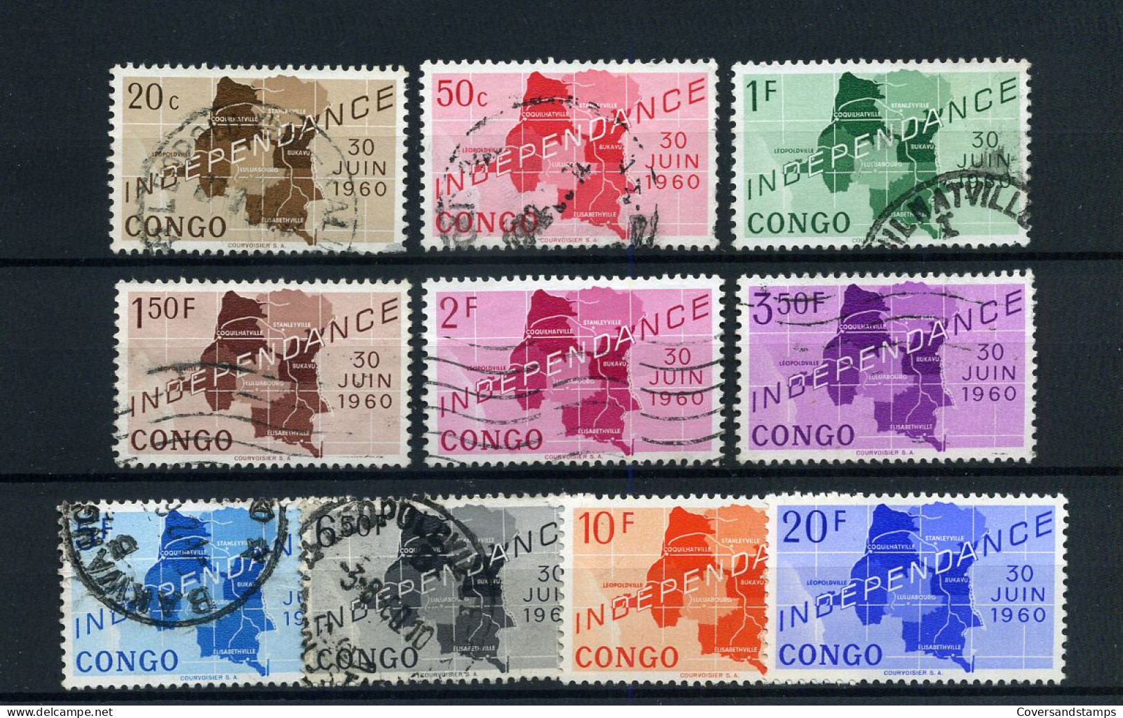 République Du Congo - 372/81 - Gest / Obl / Used - Usati