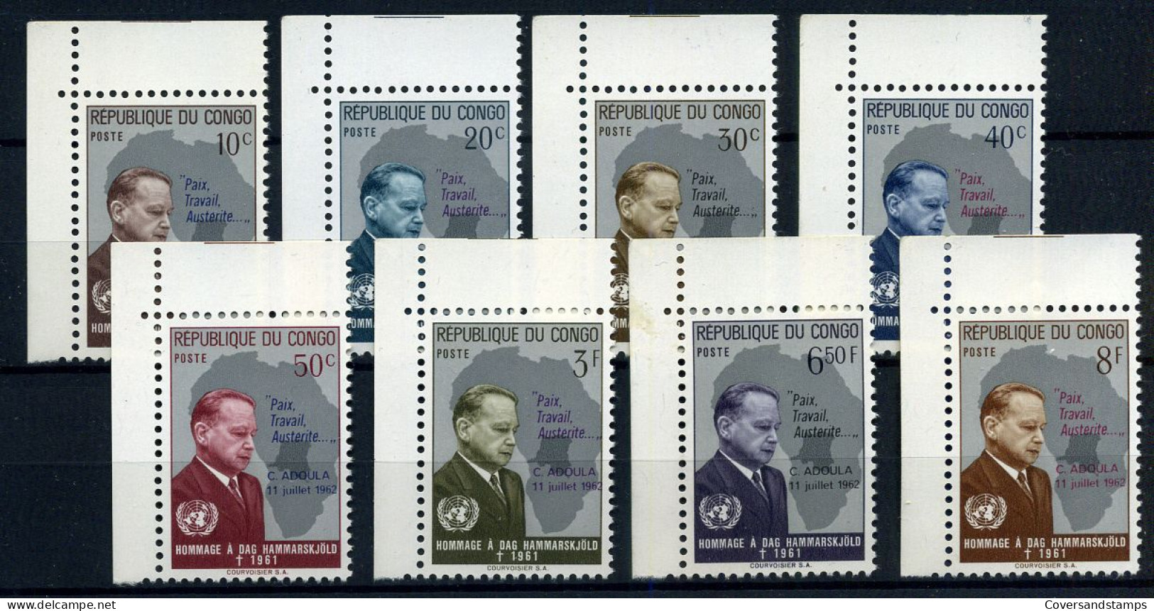 Républiquedu Congo 465/72 Met Bladboord  - MNH ** - Unused Stamps