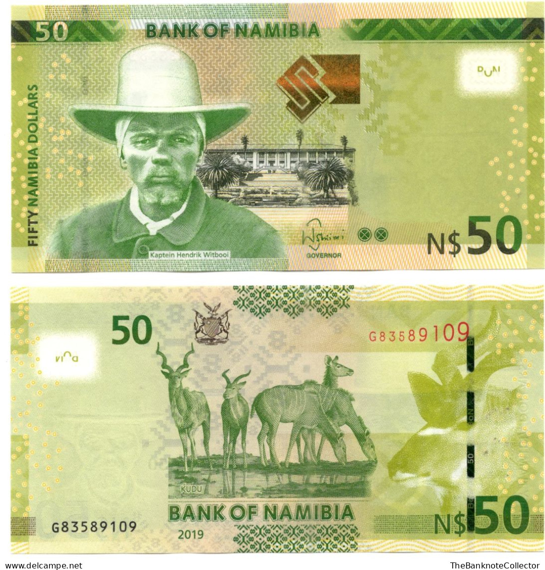 Namibia 50 Dollars ND 2013 P-13 UNC - Namibië