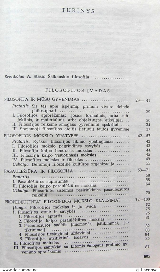 Lithuanian Book / Raštai (I Tomas) By Šalkauskis 1990 - Cultura