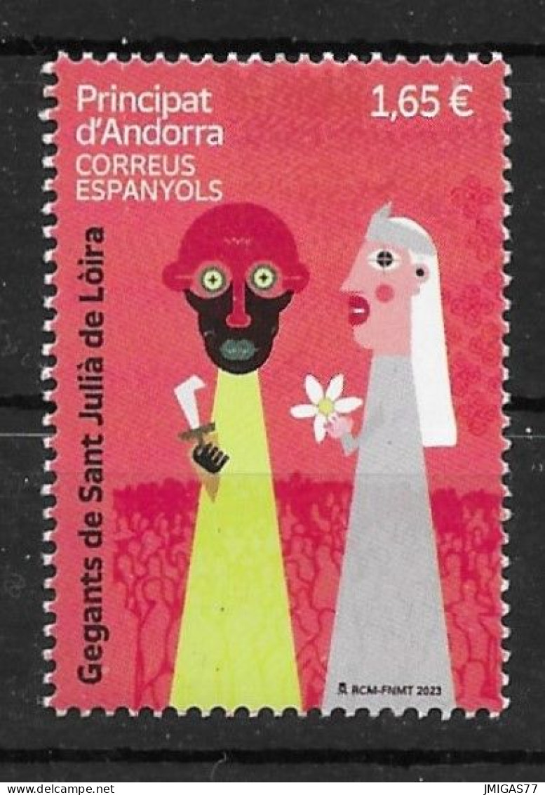 ANDORRE ESPAGNOL   Gegants De Sant Julia Loira Neuf ** MNH  FACIALE - 30% !! - Unused Stamps