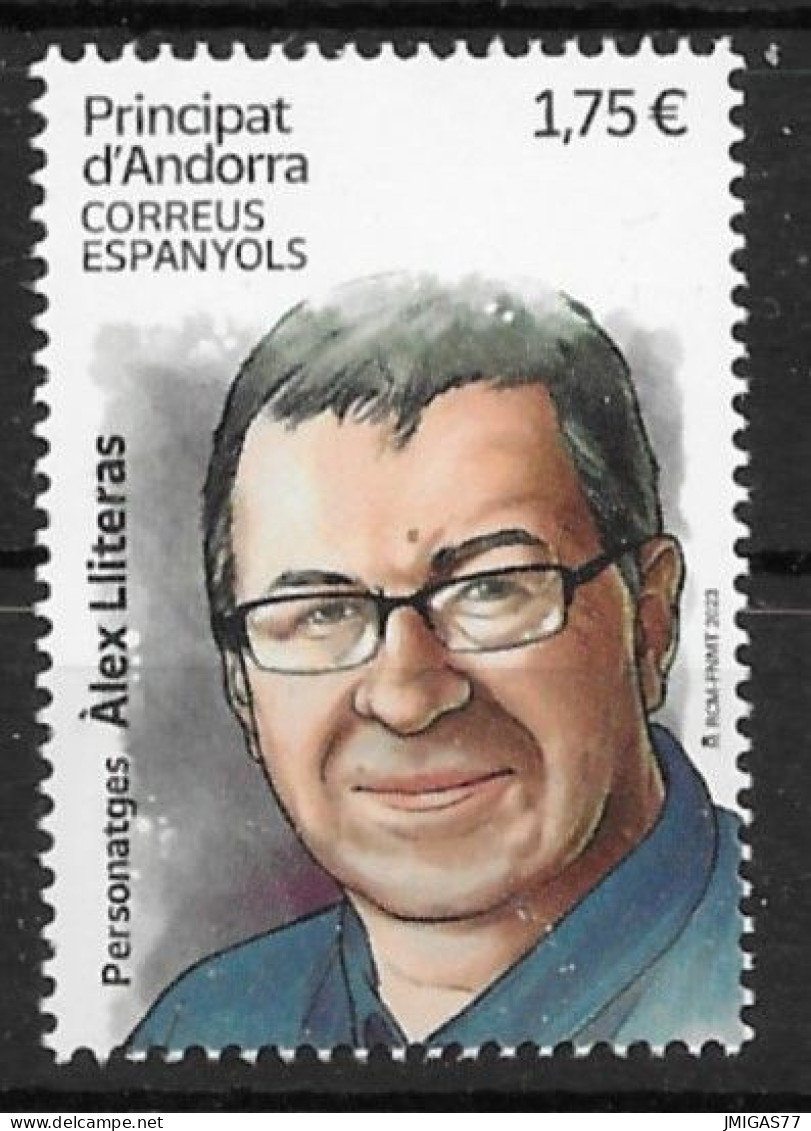ANDORRE ESPAGNOL   Alex Lliteras  Neuf ** MNH  FACIALE - 30% !! - Unused Stamps