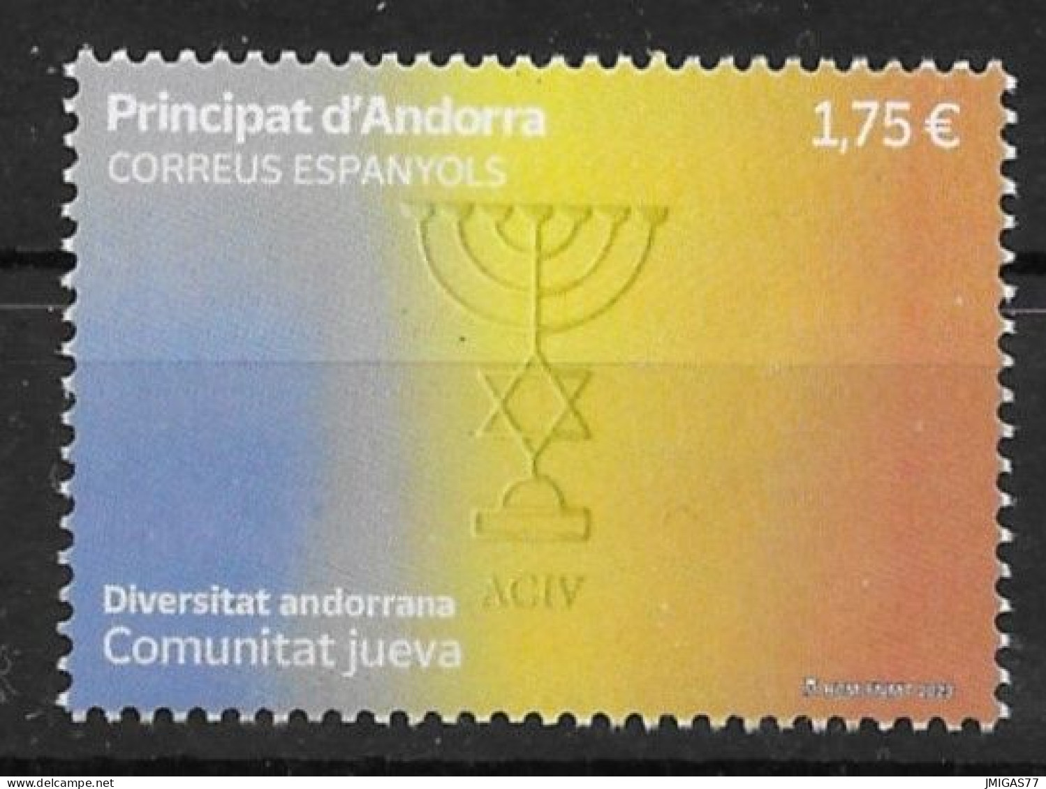 ANDORRE ESPAGNOL   Comunitat Jueva  Neuf ** MNH  FACIALE - 30% !! - Unused Stamps