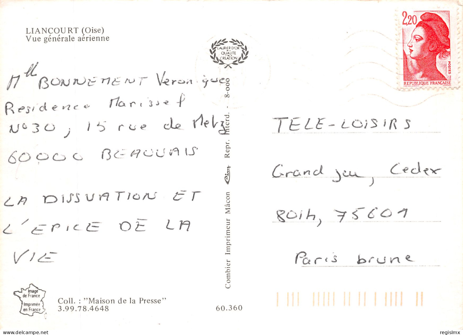 60-LIANCOURT-N°T2188-A/0017 - Liancourt