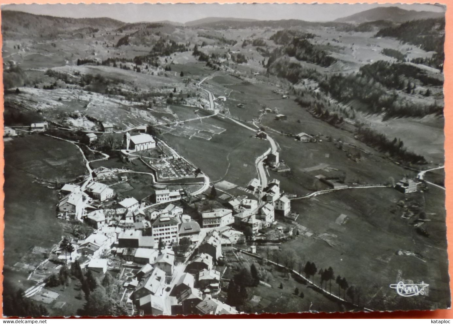 CARTE SEPTMONCEL - 39 - VUE PANORAMIQUE AERIENNE - SCAN RECTO/VERSO -11 - Septmoncel