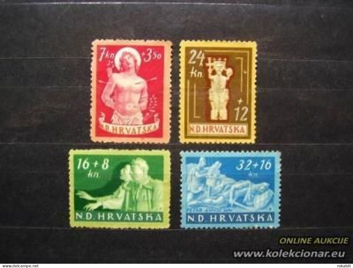 CROATIA NDH 1944...Sant Sebastian...MNH**!!!28 - Kroatië