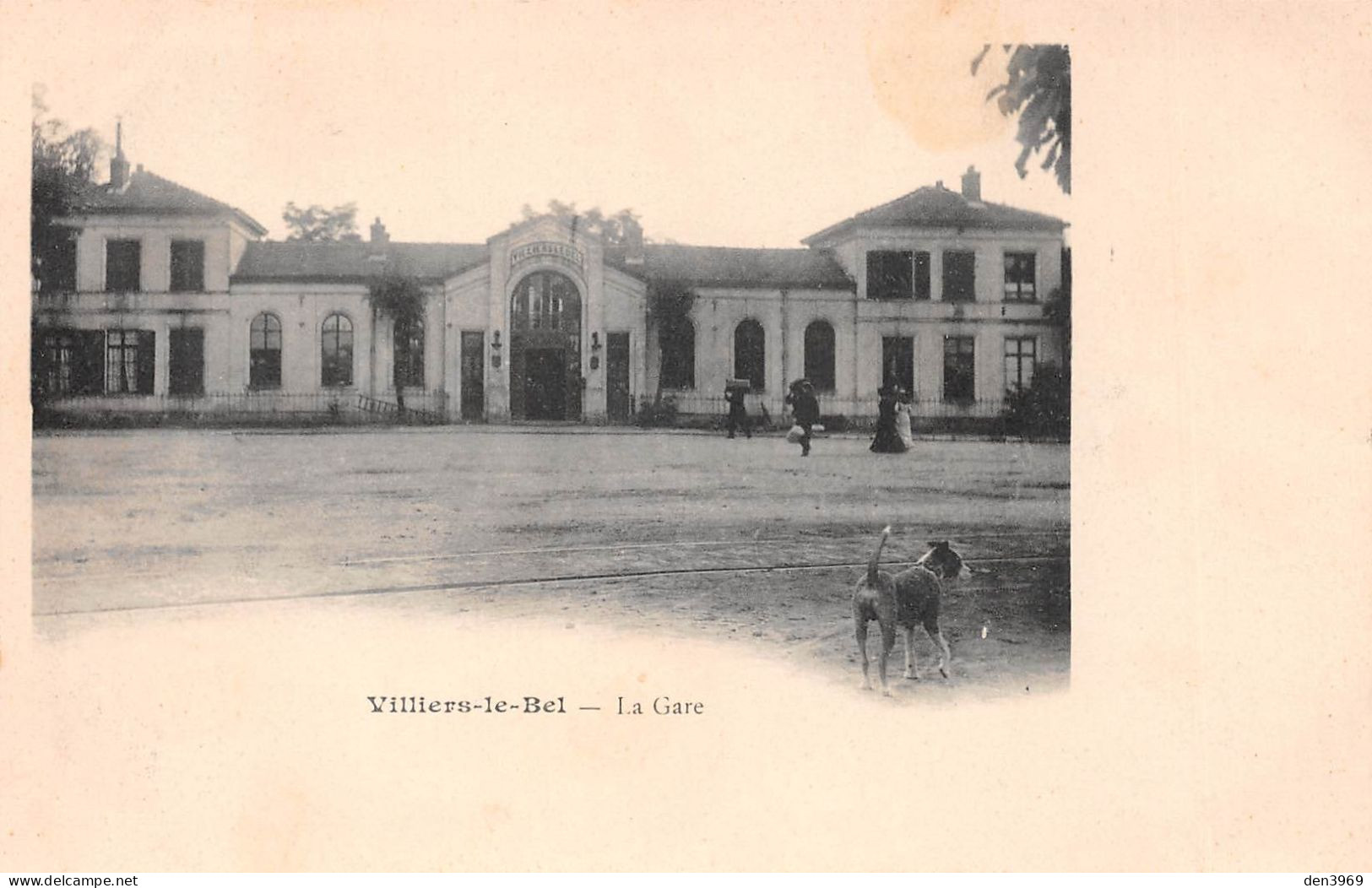 VILLIERS-le-BEL (Val-d'Oise) - La Gare - Chien - Précurseur - Villiers Le Bel