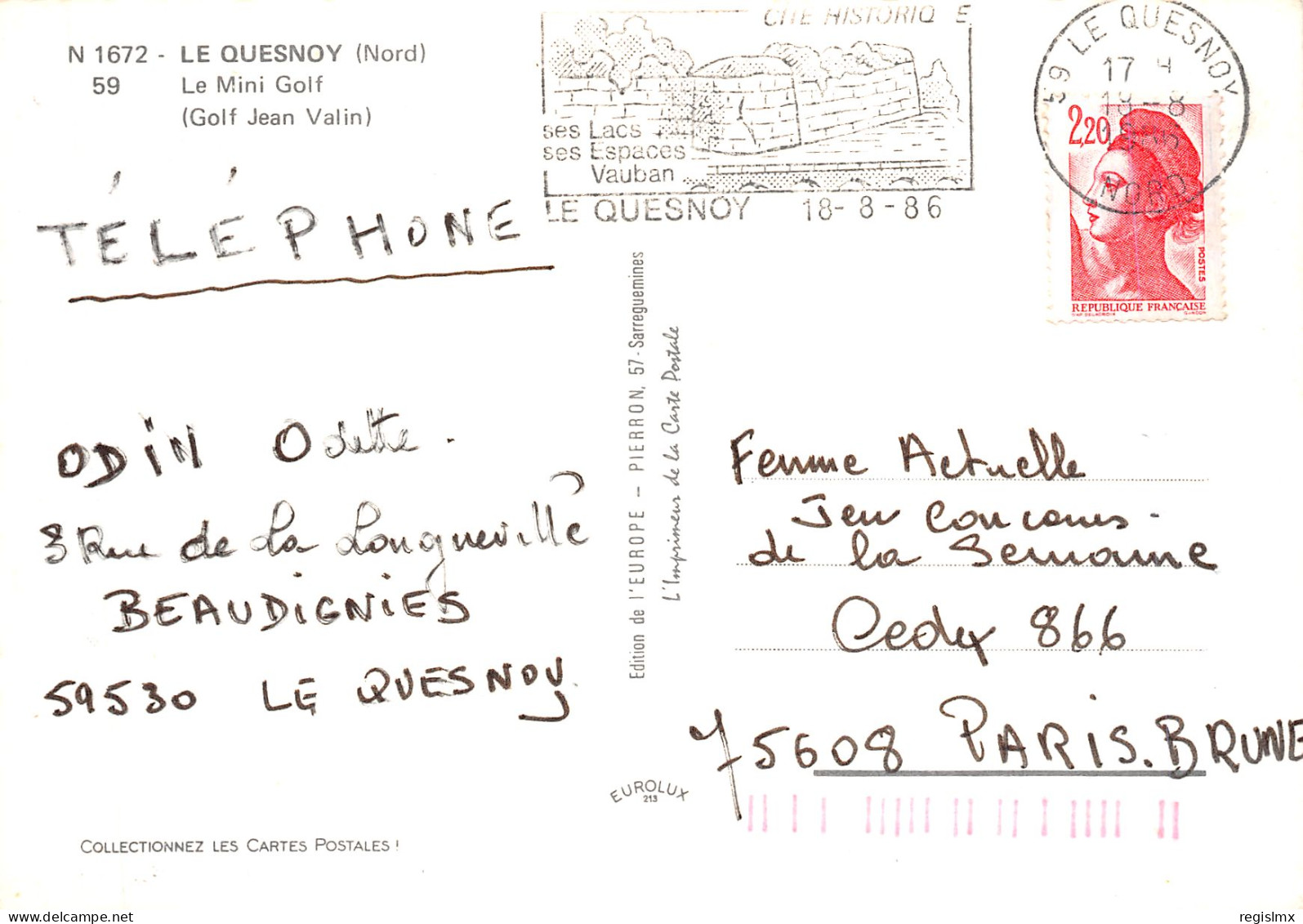 59-LE QUESNOY-N°T2189-C/0065 - Le Quesnoy