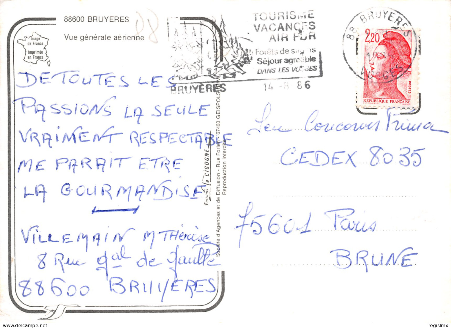 88-BRUYERES-N°T2190-B/0277 - Bruyeres