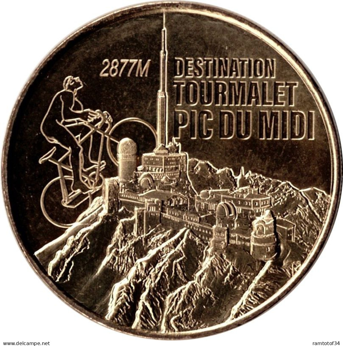 2024 MDP154 - BAGNERES DE BIGORRE - Destination Tourmalet Pic Du Midi / MONNAIE DE PARIS - 2024