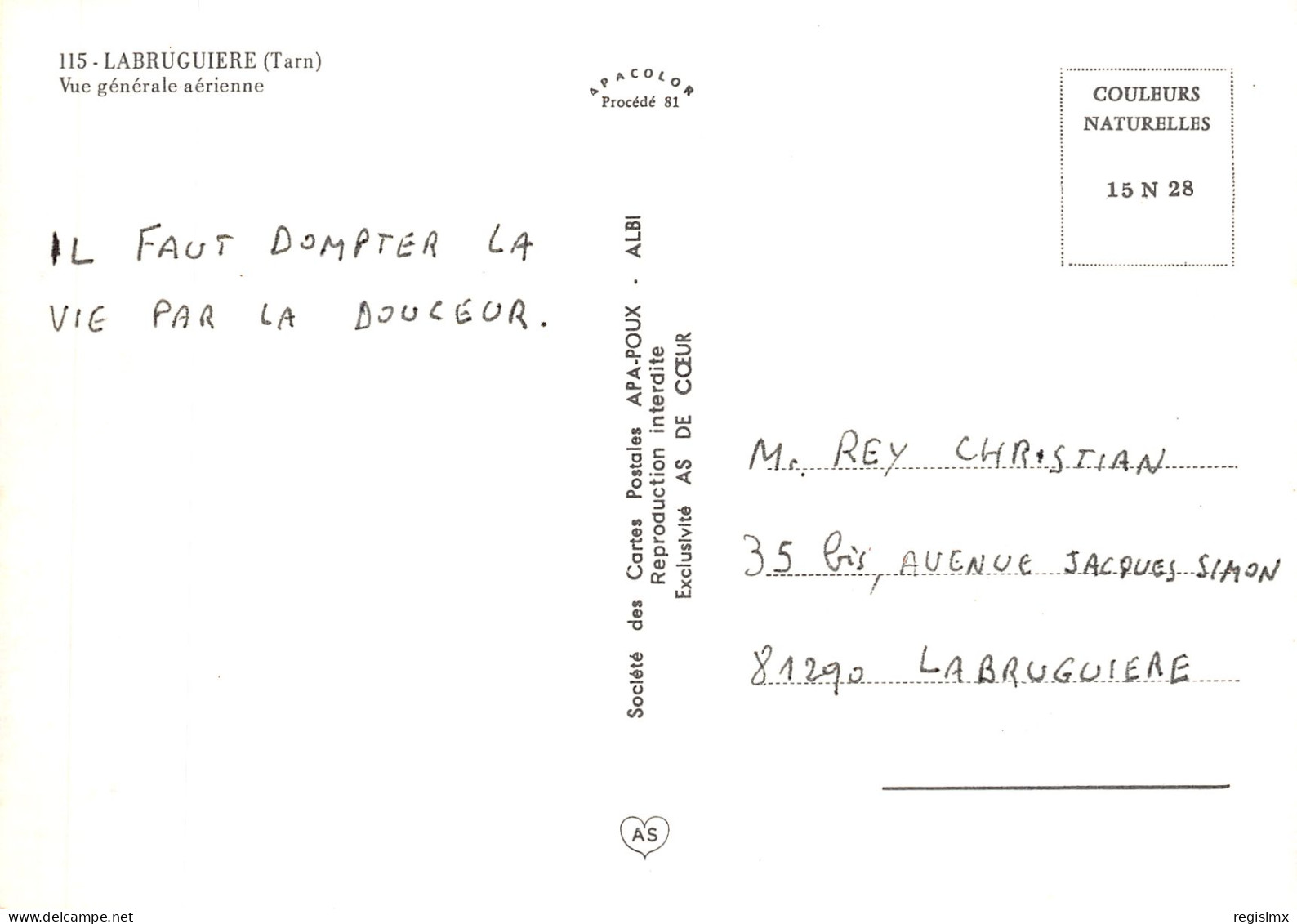 81-LABRUGUIERE-N°T2190-C/0385 - Labruguière