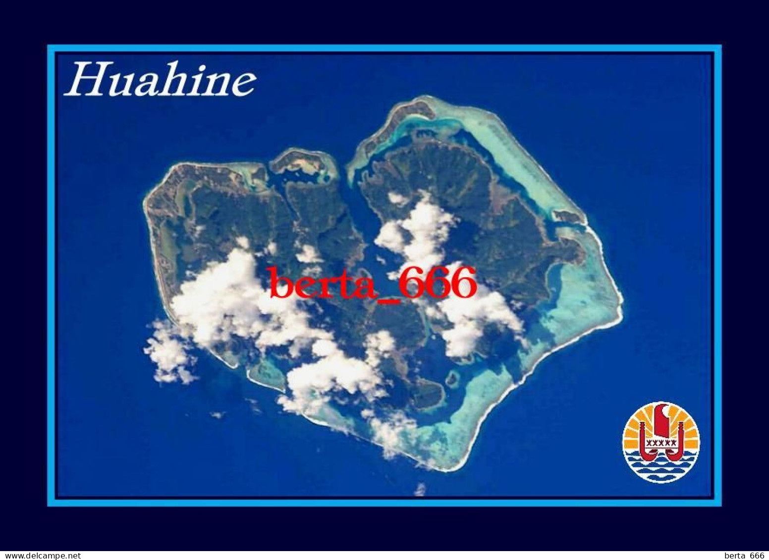 French Polynesia Huahine Aerial View New Postcard - Polynésie Française