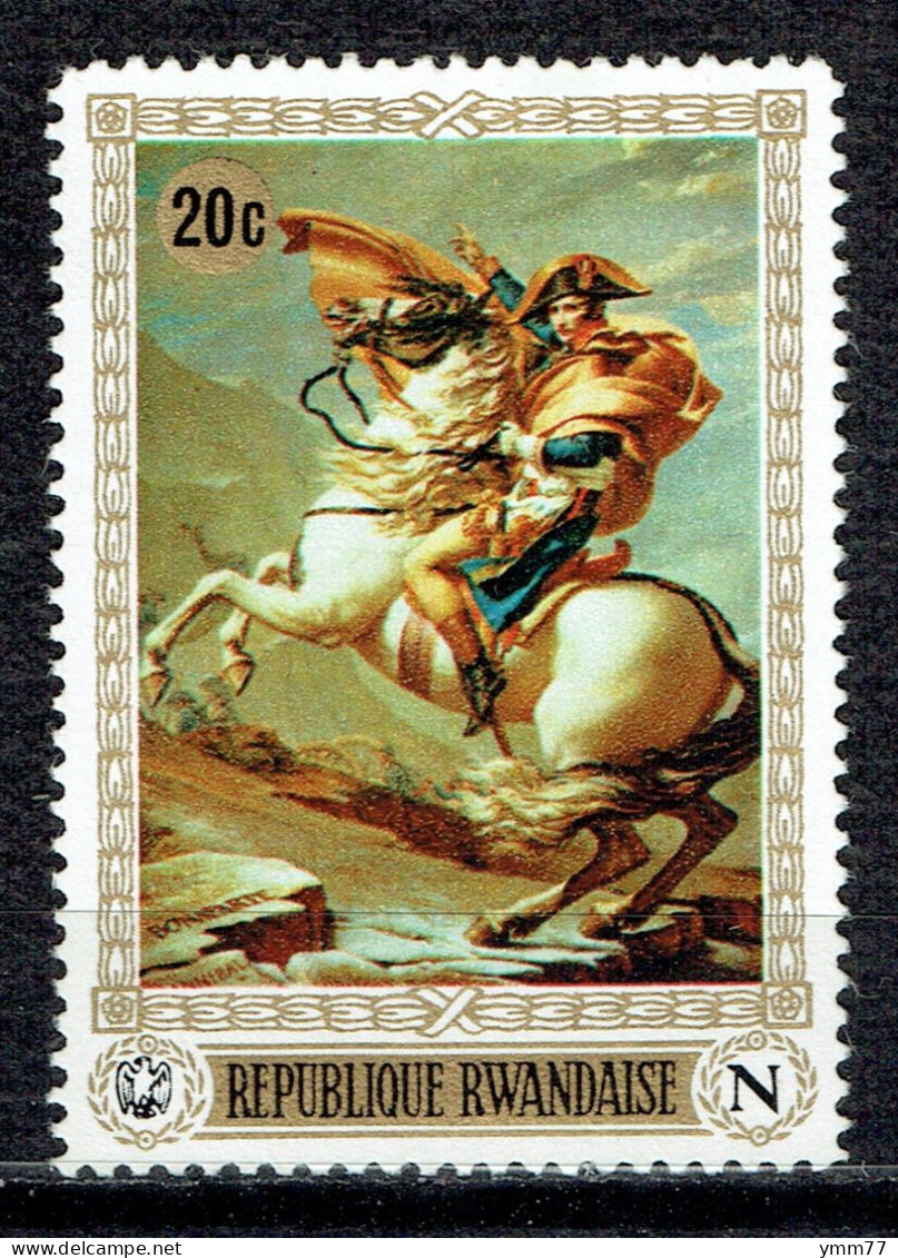 Bicentenaire De La Naissance De Napoléon. Tableaux : "Bonaparte Au Grand Saint-Bernard" Par David - Unused Stamps