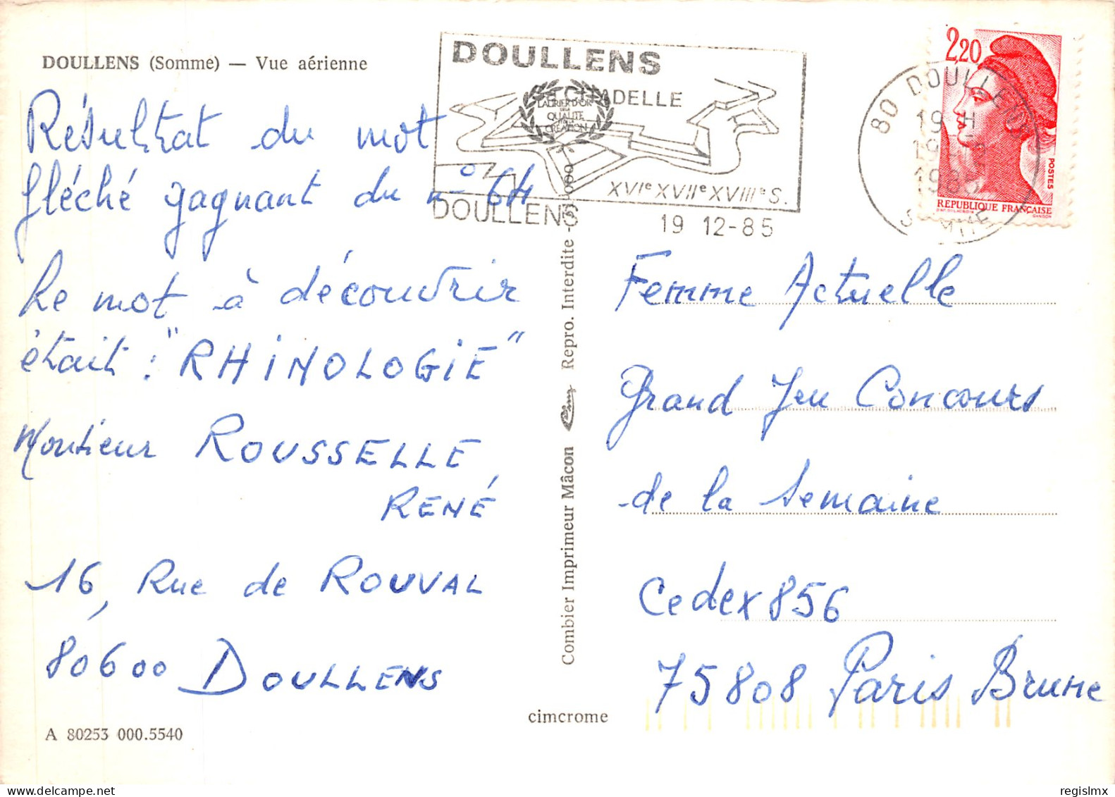 80-DOULLENS-N°T2193-B/0037 - Doullens