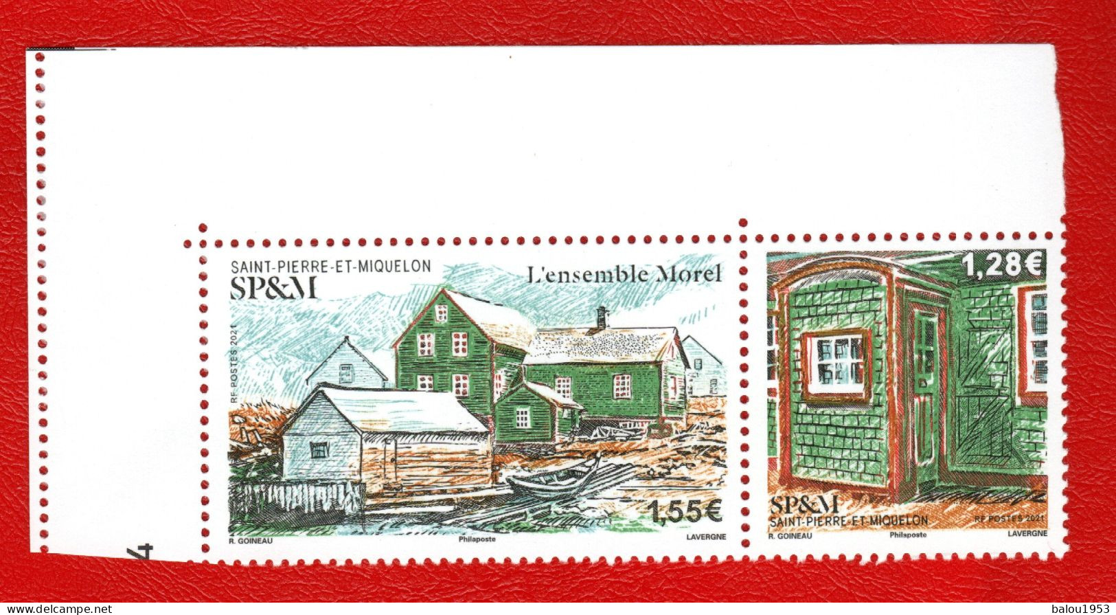 Saint-Pierre-et-Miquelon. Poste 2021. N° 1261.1262. Neuf. Vendu à La Facial. - Nuovi