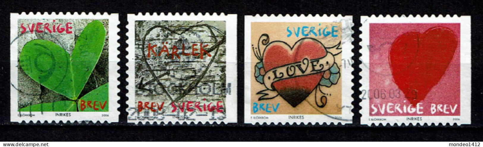 Sweden 2006 - Coeur, Saint Valentin - Used - Used Stamps