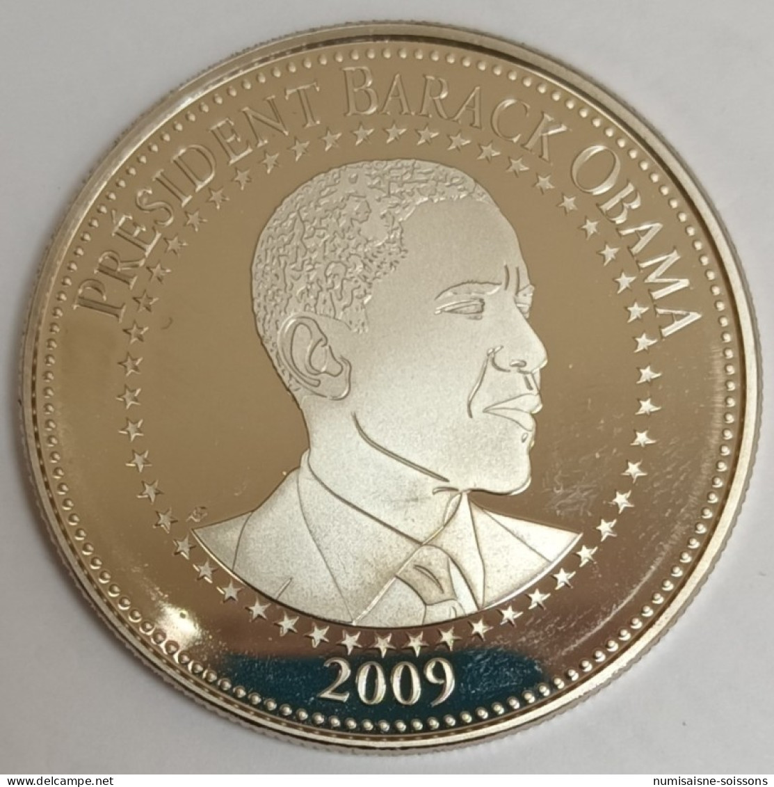 MÉDAILLE - 'LES EVENEMENTS FORTS DE VOTRE VIE' - PRESIDENT BARACK OBAMA - 2009 - BE - Andere & Zonder Classificatie