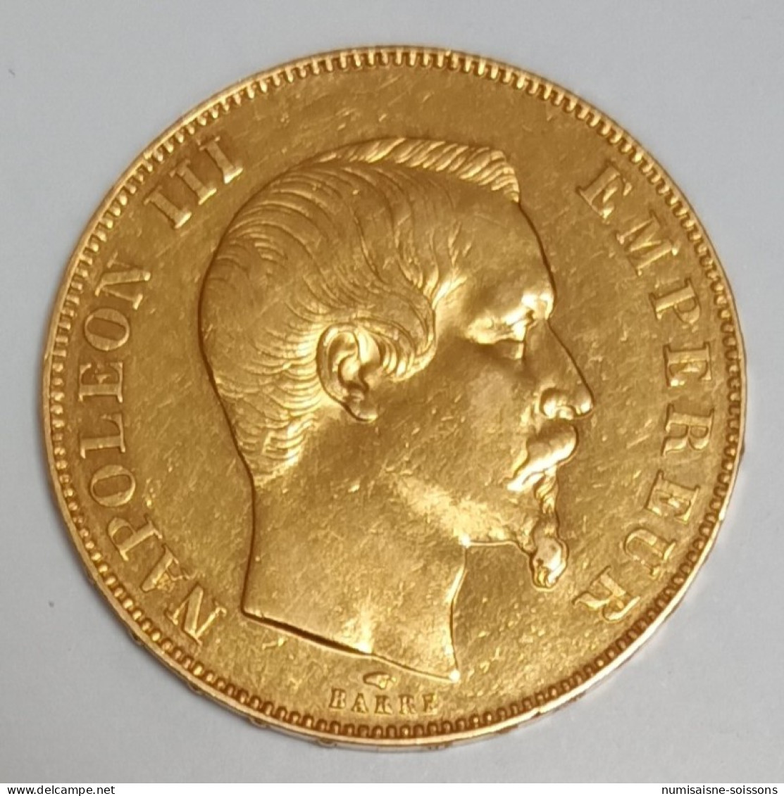 GADOURY 1111 - 50 FRANCS 1857 A - Paris - OR - NAPOLÉON III - KM 785 - TTB+ - 50 Francs (goud)