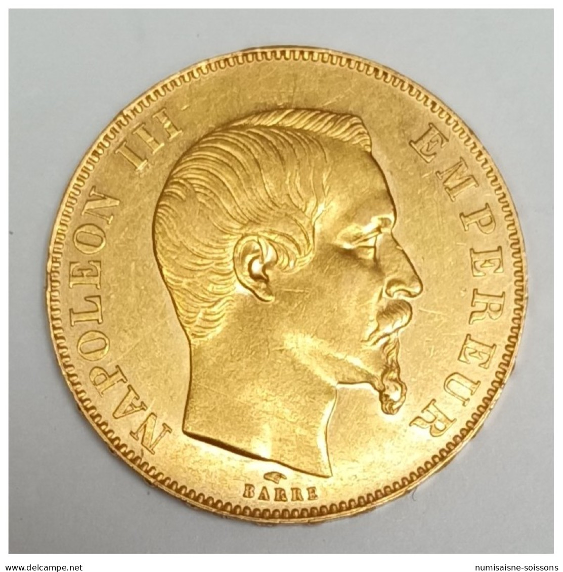 GADOURY 1111 - 50 FRANCS 1858 A - OR - NAPOLEON III - TETE NUE - TB+ - 50 Francs (gold)